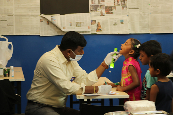 Senior School Students performing community volunteering