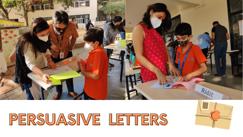 Preschool student persuasive letters showcase
