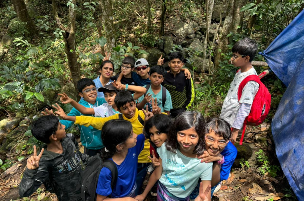 Students exploring Coorg’s nature and culture